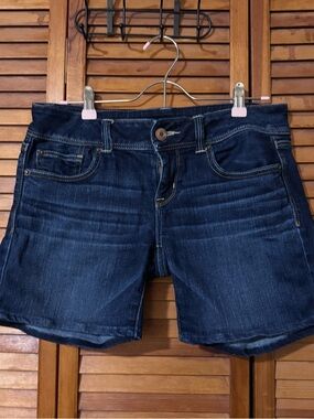 American Eagle Outfitters Dark Blue Denim Shorts